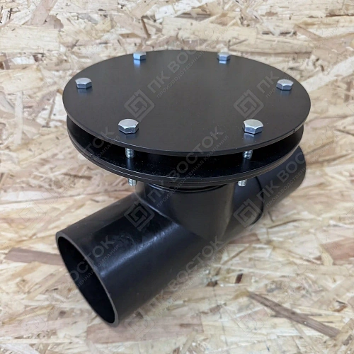Ревизия канализационная 90 гр 160х110 SDR26 с крышкой короткая
