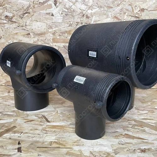 Тройник с закладными элекронагревателями 75 мм ПЭ100 SDR11 Xinda (XD)
