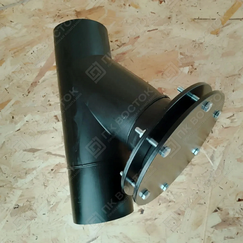 Ревизия канализационная 45 гр 160х110 SDR26 фланцевая короткая