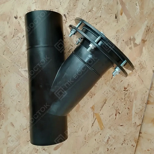 Ревизия канализационная 45 гр 160х110 SDR26 фланцевая удлиненная